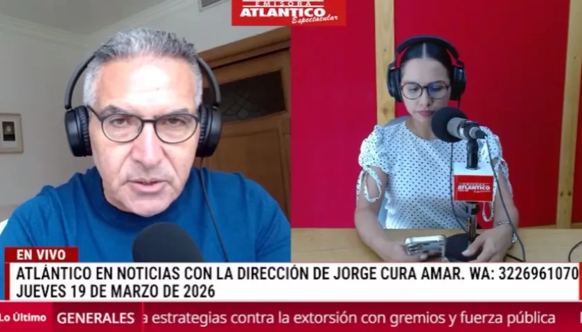 Transmisión de Atlántico en Noticias.