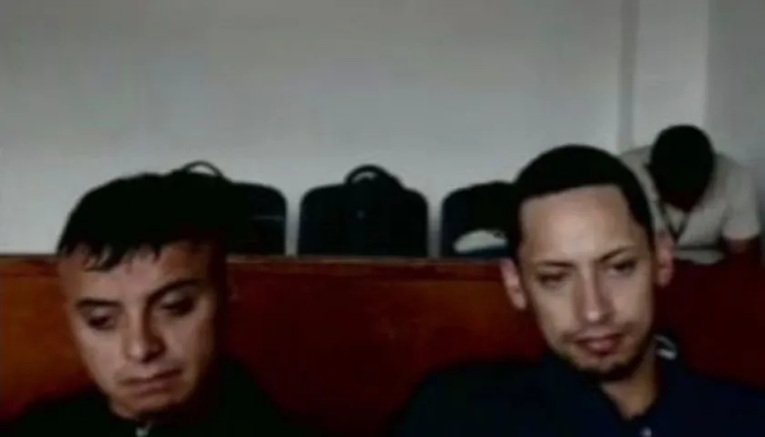 Dos de los procesados. 