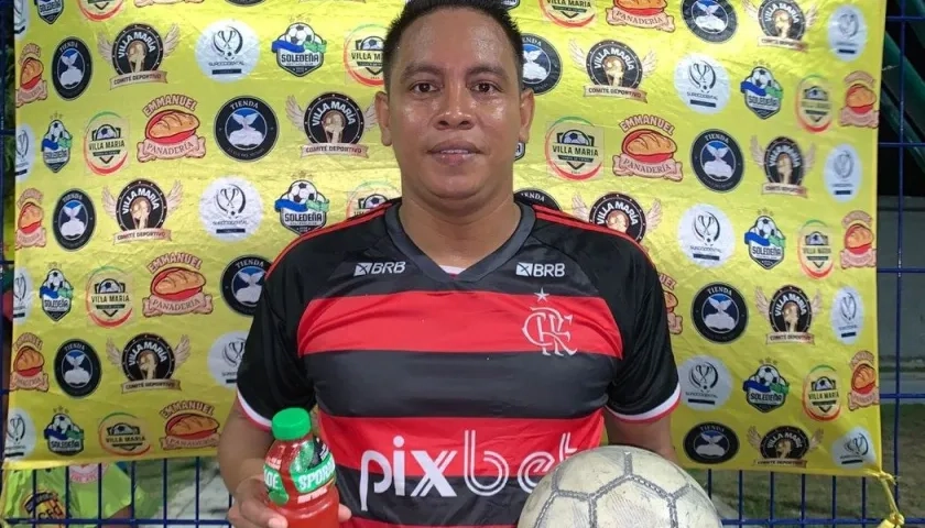 Kevin Ahumada era aficionado al fútbol de barrio. 