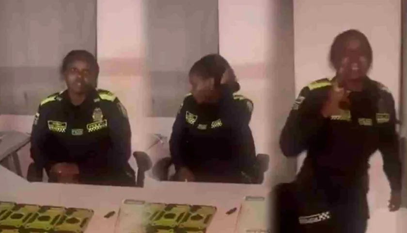 La patrullera Winy Saray Córdoba Murillo.