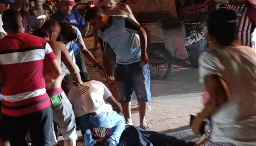 Lugar de la masacre en Normandía