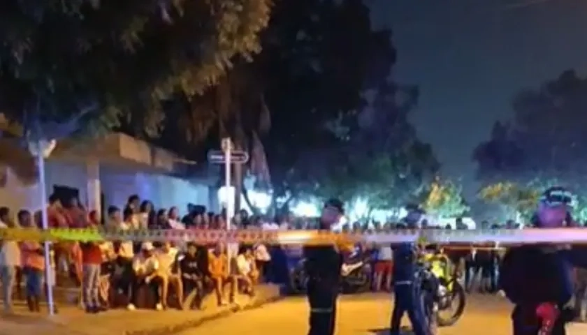 Lugar donde sucedió el crimen.