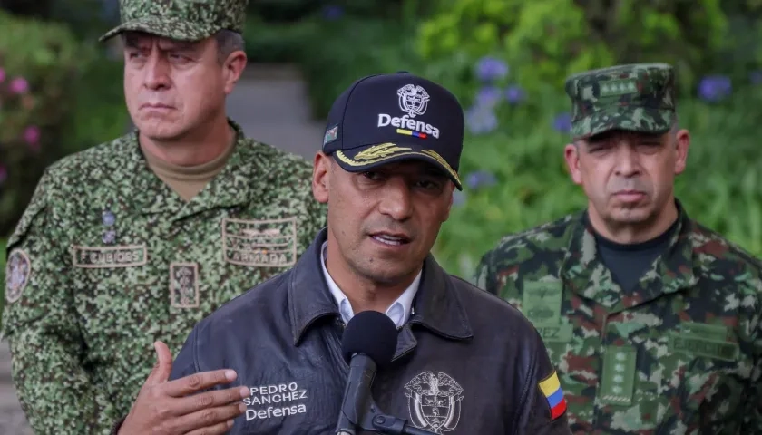 El ministro de Defensa de Colombia, Pedro Sánchez Suárez.