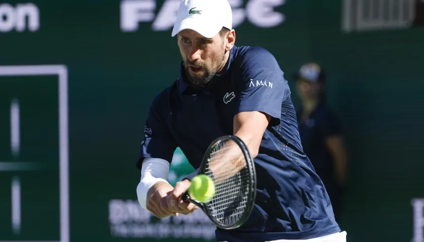 El tenista serbio Novak Djokovic.  