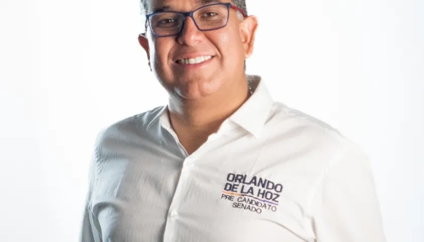 El candidato Orlando De La Hoz.