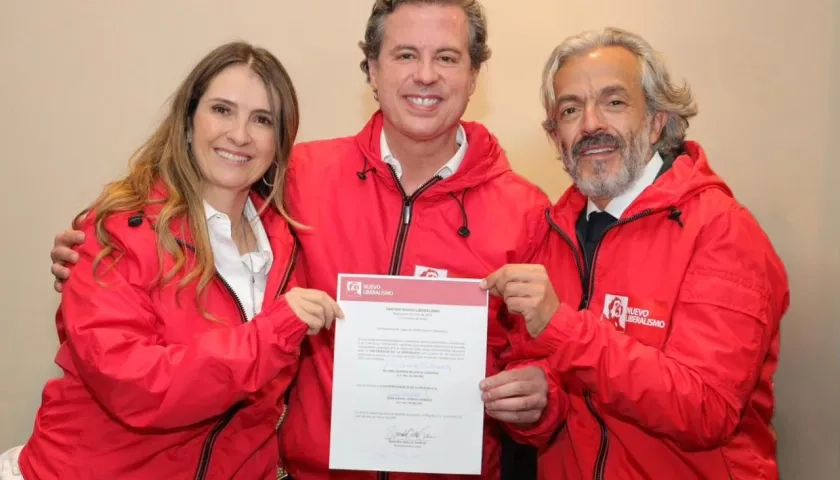 Paloma Valencia, Juan Manuel Galán y Juan Daniel Oviedo.