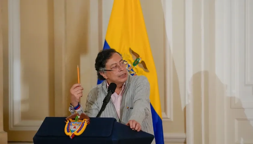 El Presidente Gustavo Petro.