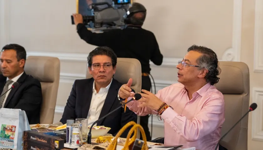 El Presidente Gustavo Petro.