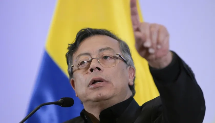 El Presidente de Colombia, Gustavo Petro.