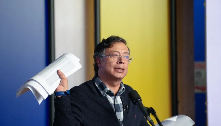 Gustavo Petro, presidente de la República. 