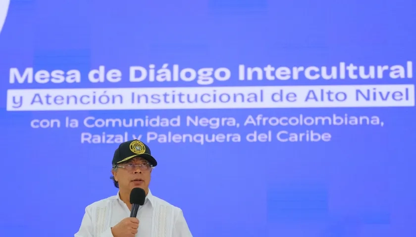 El Presidente Gustavo Petro.