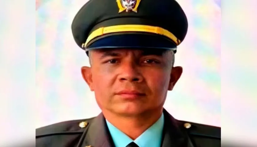 Sergio Estúpiñan Delgado, subintendente de la Policía herido.