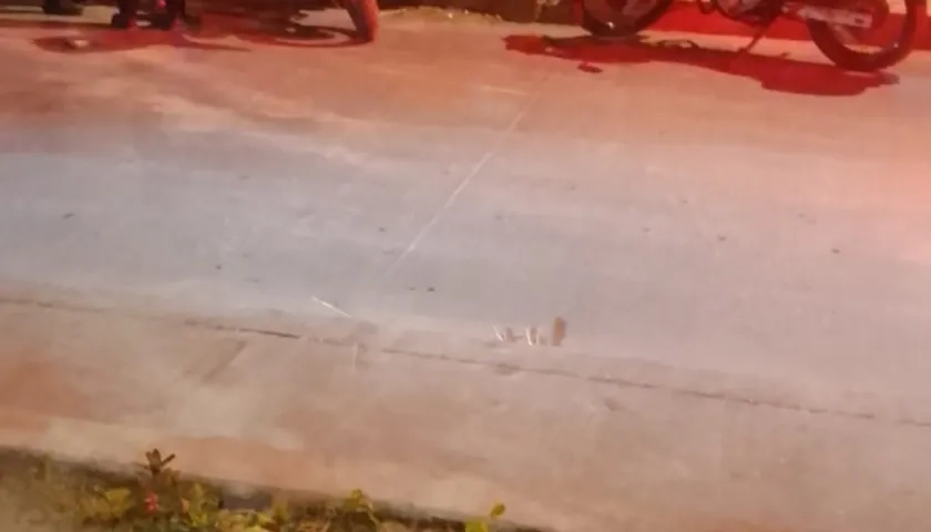 Lugar donde ocurrió la masacre. 