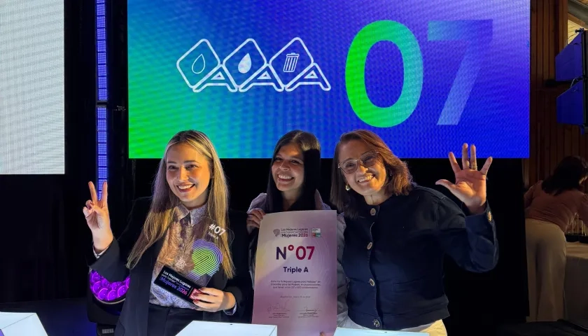 Trabajadoras de la empresa barranquillera Triple A. 