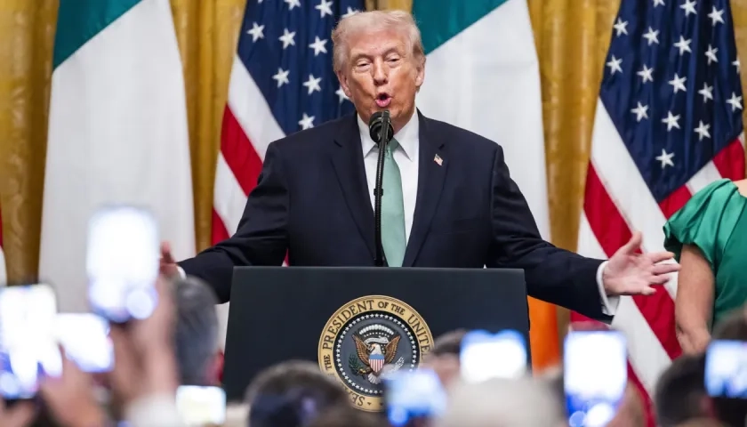 El presidente de Estados Unidos, Donald Trump.