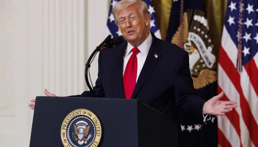 El presidente de Estados Unidos, Donald Trump.