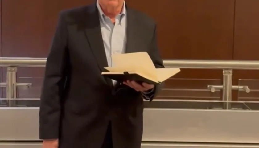 El expresidente Álvaro Uribe Vélez.