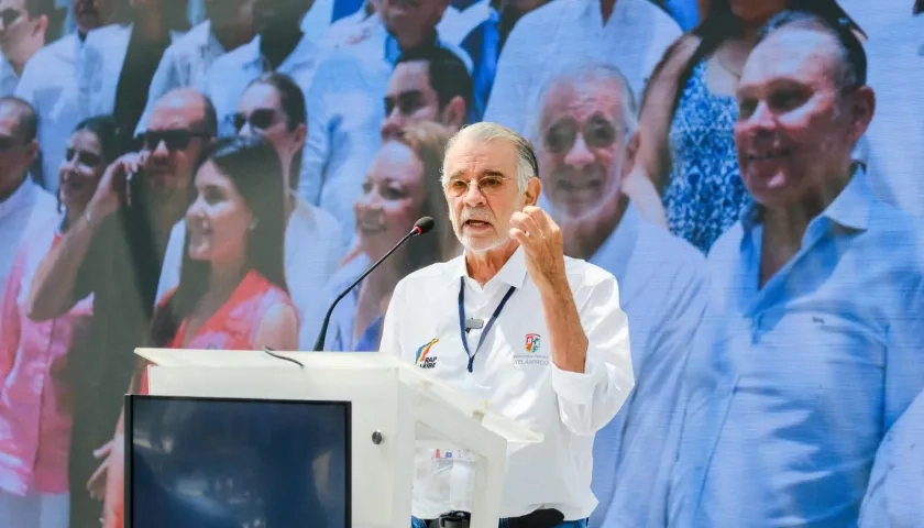 Eduardo Verano, gobernador del Atlántico. 