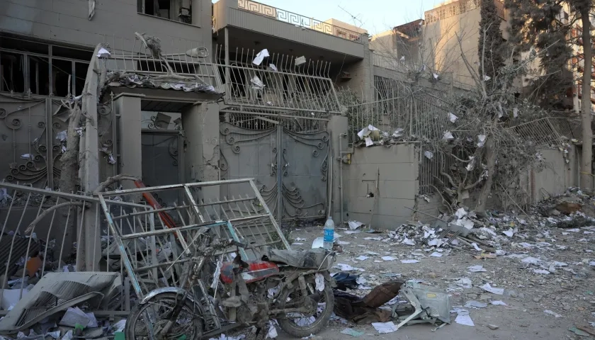 Destrucción en Irán tras los ataques de Israel y Estados Unidos.