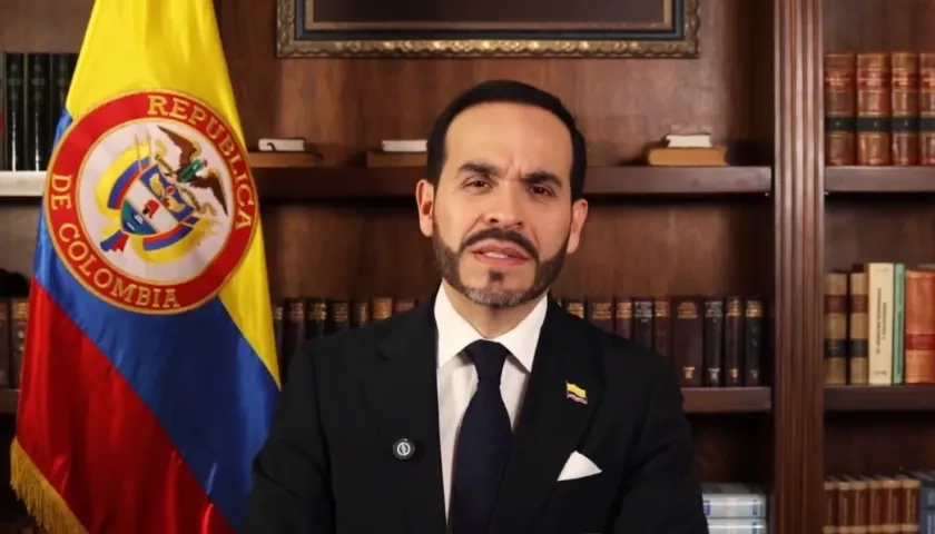 Abelardo De la Espriella, candidato presidencial. 