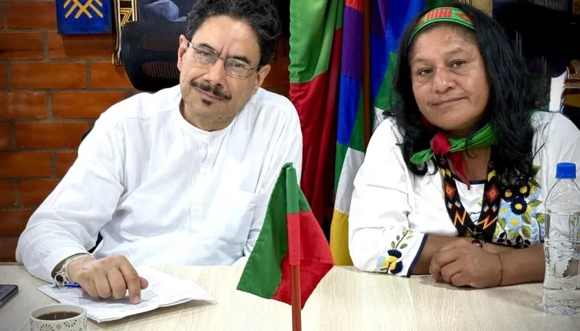 Iván Cepeda y Aída Quilcué.