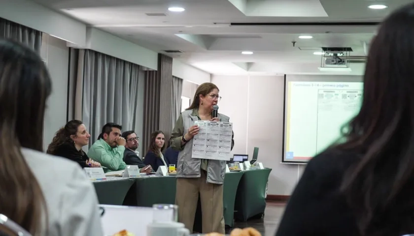 Alejandra Barrios, directora de la MOE. 