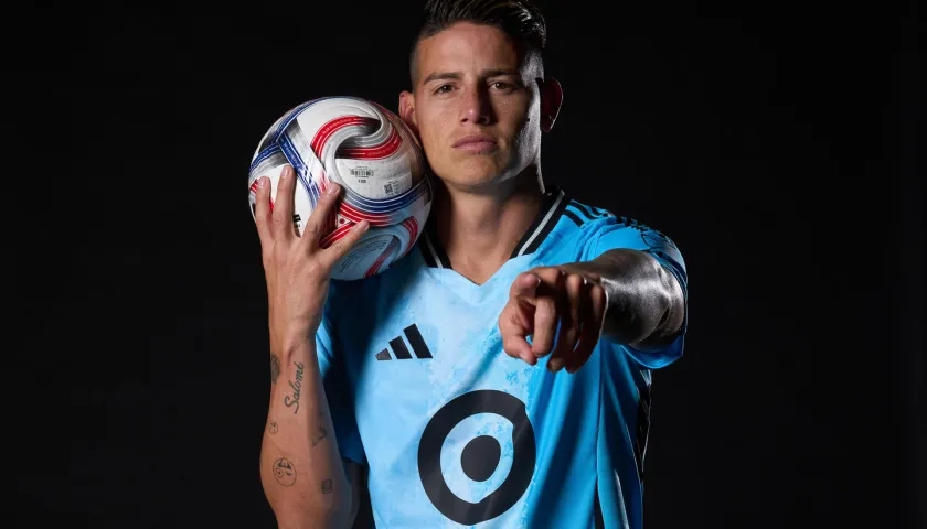 James Rodríguez, jugador del Minnesota United.