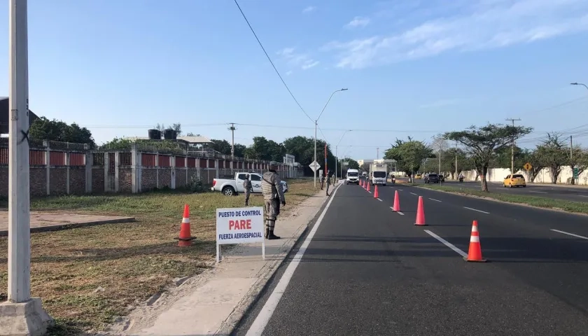 Controles en las vías del Atlántico. 