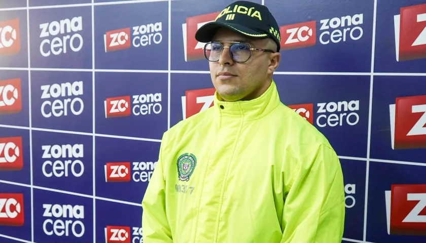 capitán Manuel Otálvaro, subcomandante del Gaula de la Policía Metropolitana de Barranquilla.