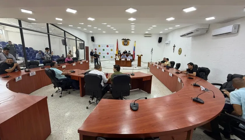 Sesión del Concejo de Barranquilla. 