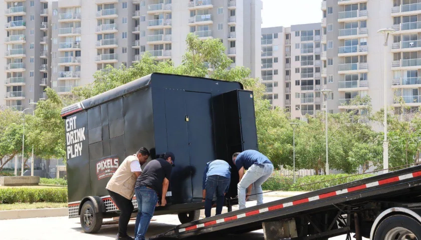 Operativos de decomiso de containers por ocupación irregular del espacio público. 