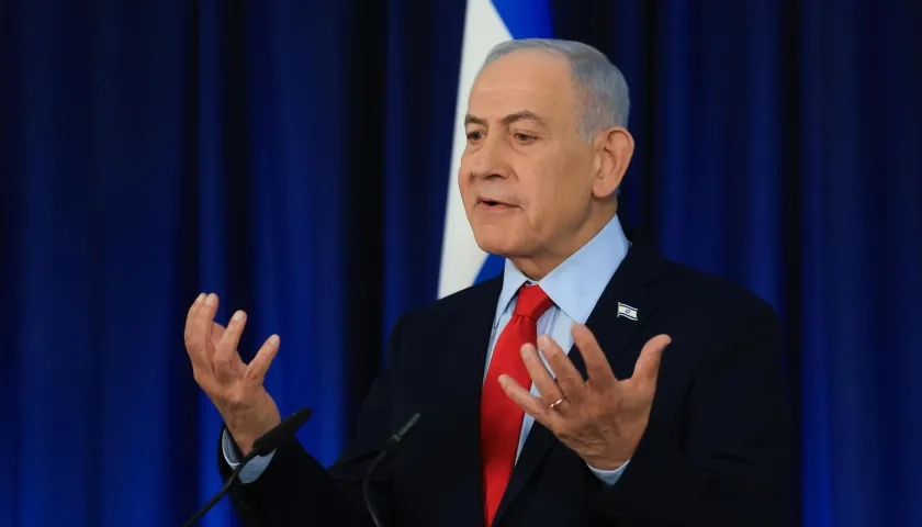Benjamín Netanyahu, primer ministro israelí.