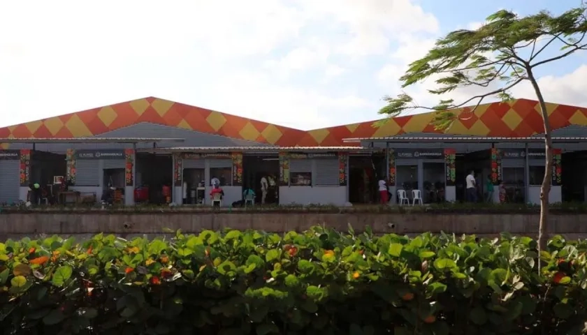 Mercado El Playón, en el Centro de Barranquilla. 