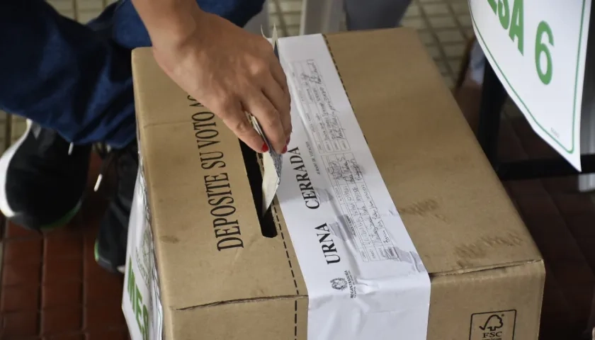 Las elecciones en el exterior iniciaron el lunes 2 de marzo y hasta el 8 de marzo.