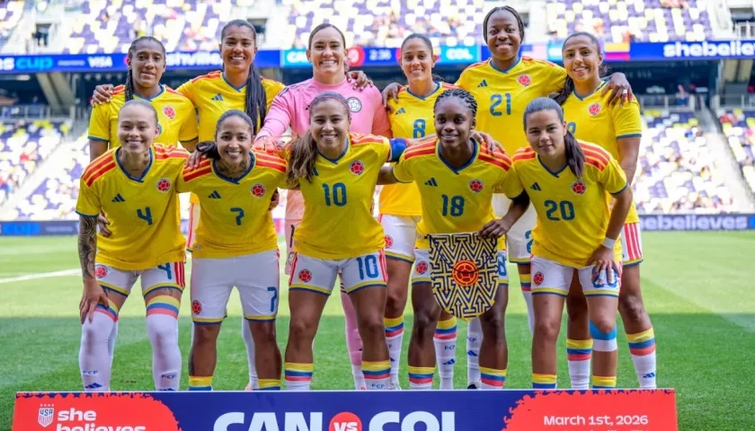 Selección Colombia femenina de mayores. 