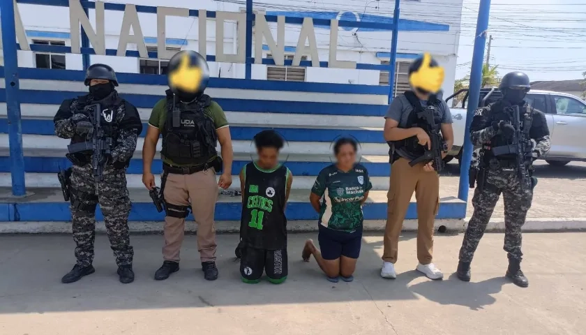 Personas capturadas por el secuestro de los colombianos en Ecuador.