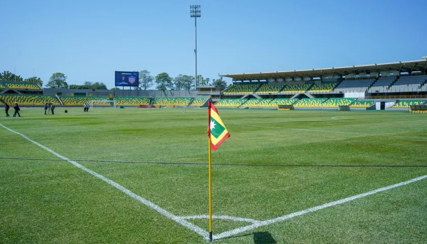 Estadio de fútbol Jaime Morón de Cartagena, sede del Junior en la Copa Libertadores. 