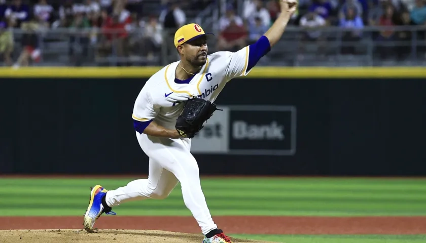 El abridor de Colombia, José Quintana, lanzó tres entradas sin permitir hits ni carreras. 