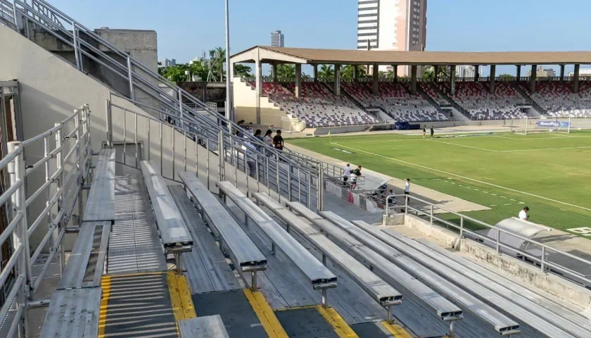 Graderías ubicadas en el sector occidental. 