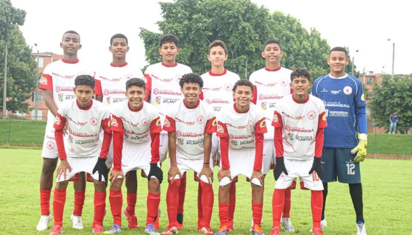 Selección Atlántico sub–13 de fútbol, clasificada a la final.