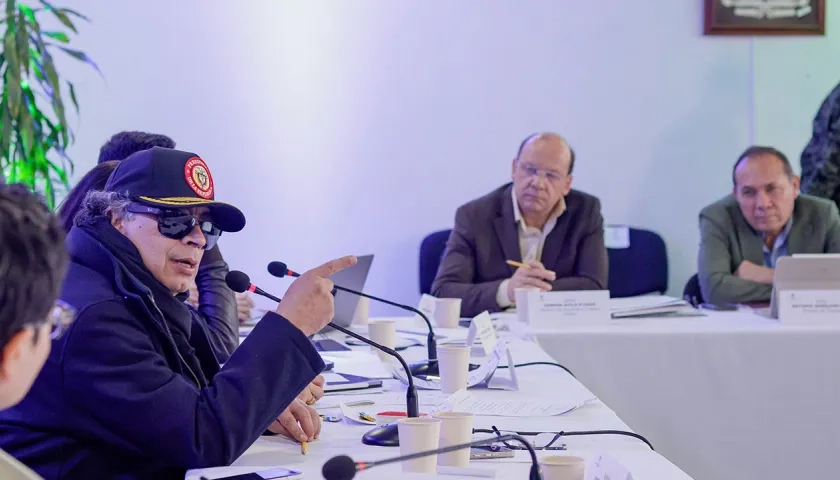 El Presidente de Colombia, Gustavo Petro.