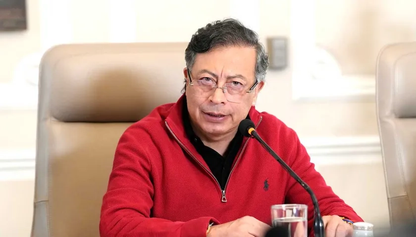 El Presidente Gustavo Petro.