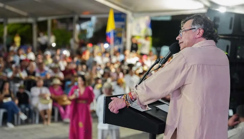 El Presidente Gustavo Petro.