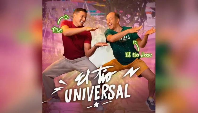 Víctor Hugo Trespalacios y Nando Tinoco, protagonistas en la serie. 