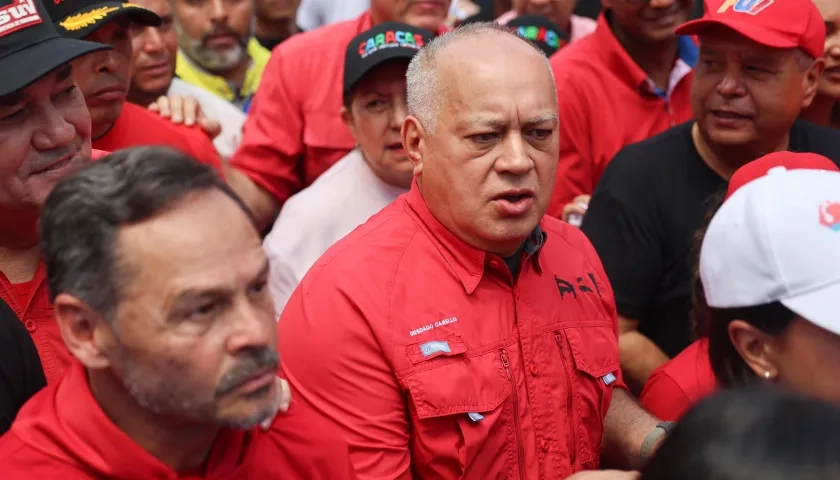 Diosdado Cabello, Ministro del Interior venezolano.