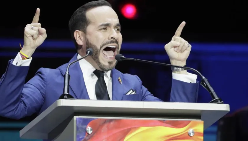 El candidato presidencial Abelardo De La Espriella. 