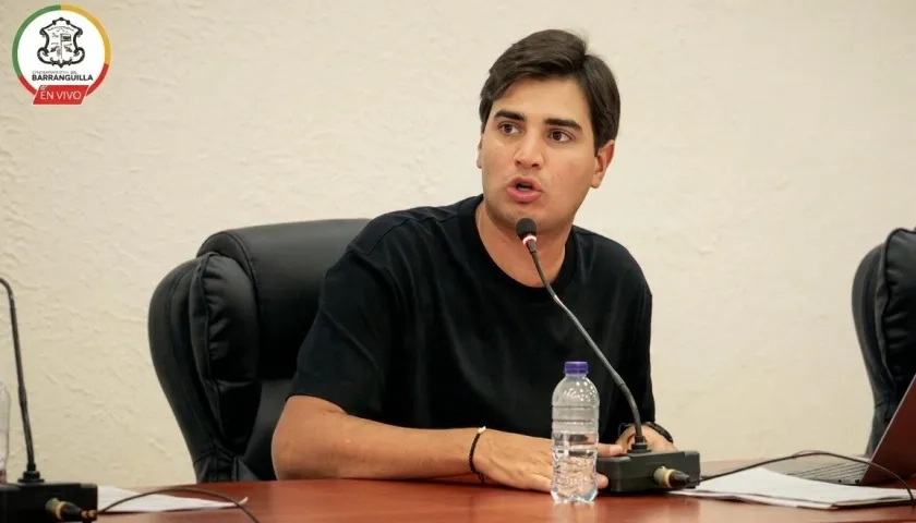 Concejal Juan David Abisambra.