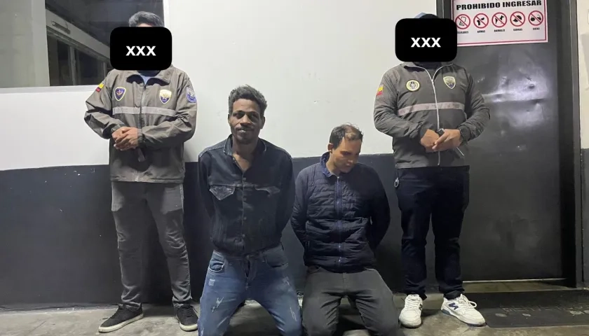 Alias “La Yegua” de las disidencias de las FARC y alias “Monito”, capturados en Ecuador