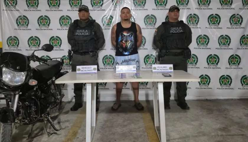 La captura se realizó por parte del Gaula de la Policía. 