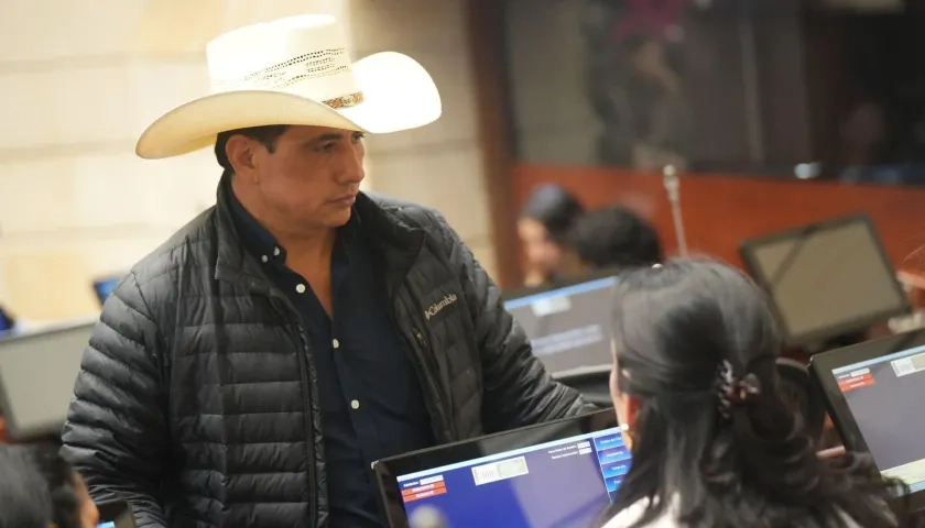 El senador Alirio Barrera.